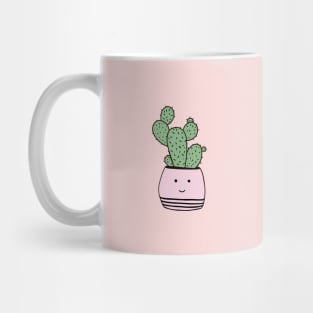 Happy cactus in pot Mug